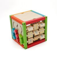 Thumbnail Large Wooden 5 in 1 Multi-Activity Cube 